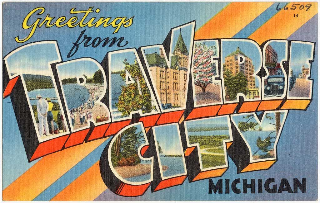Traverse City, MICHIGAN Postcard